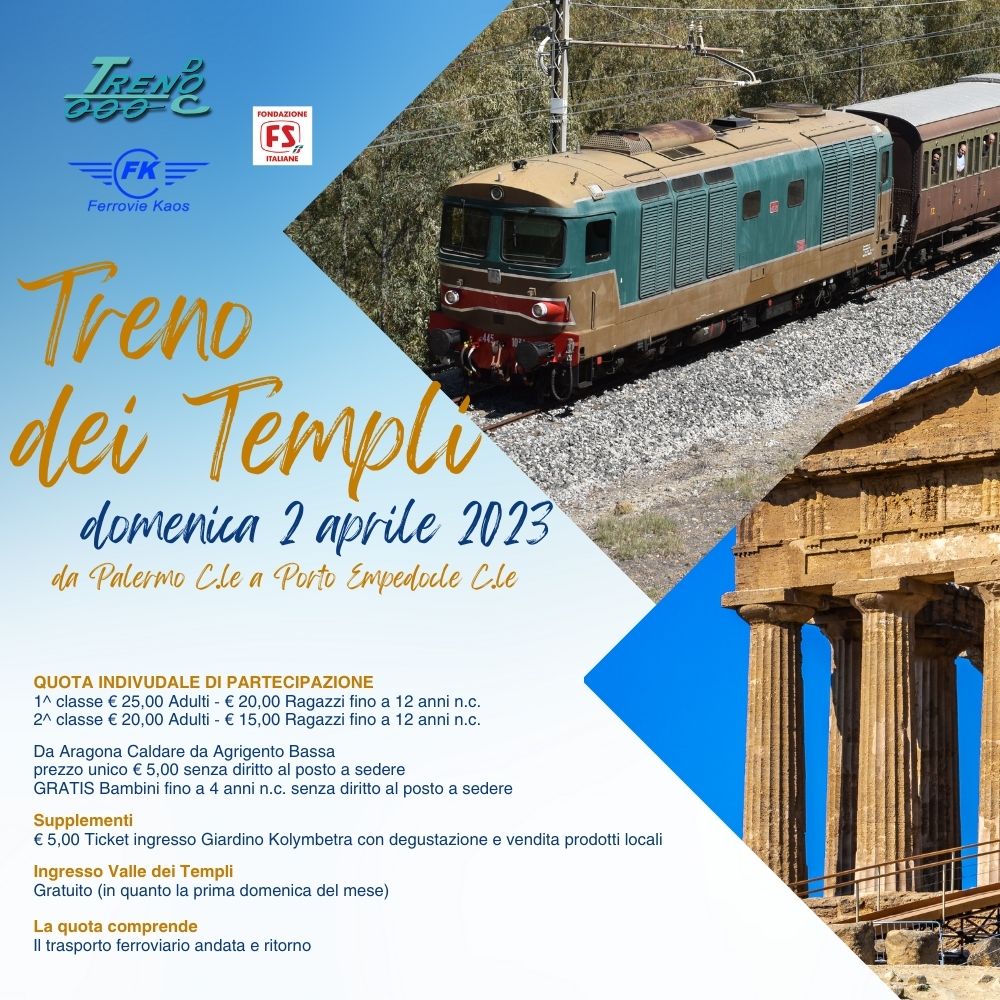 TRENO STORICO DEI TEMPLI