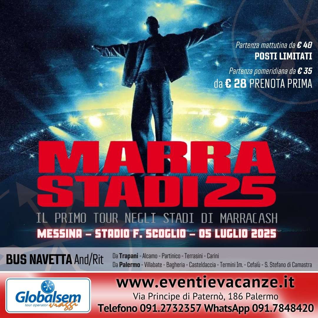 <strong>MARRACASH</strong> Il primo tour negli STADI 2025