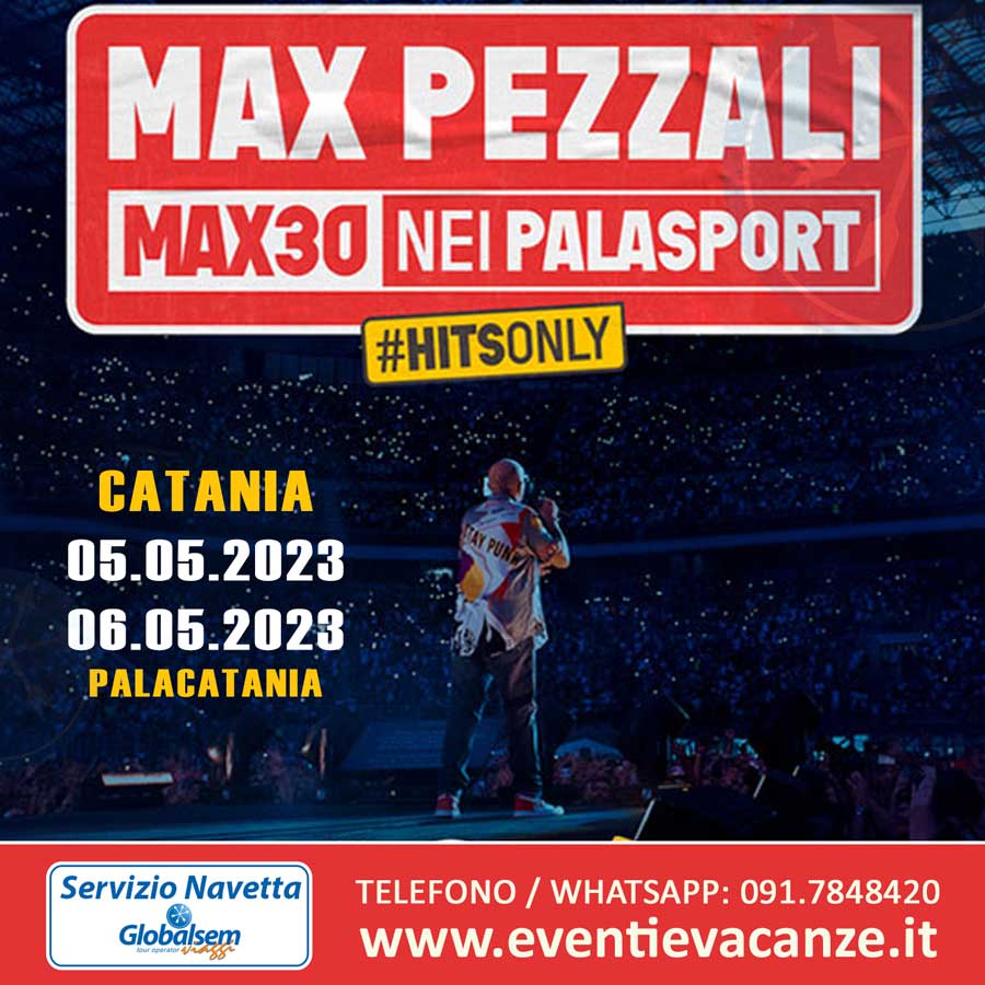 <STRONG>MAX PEZZALI</STRONG> Max30 nei Palasport