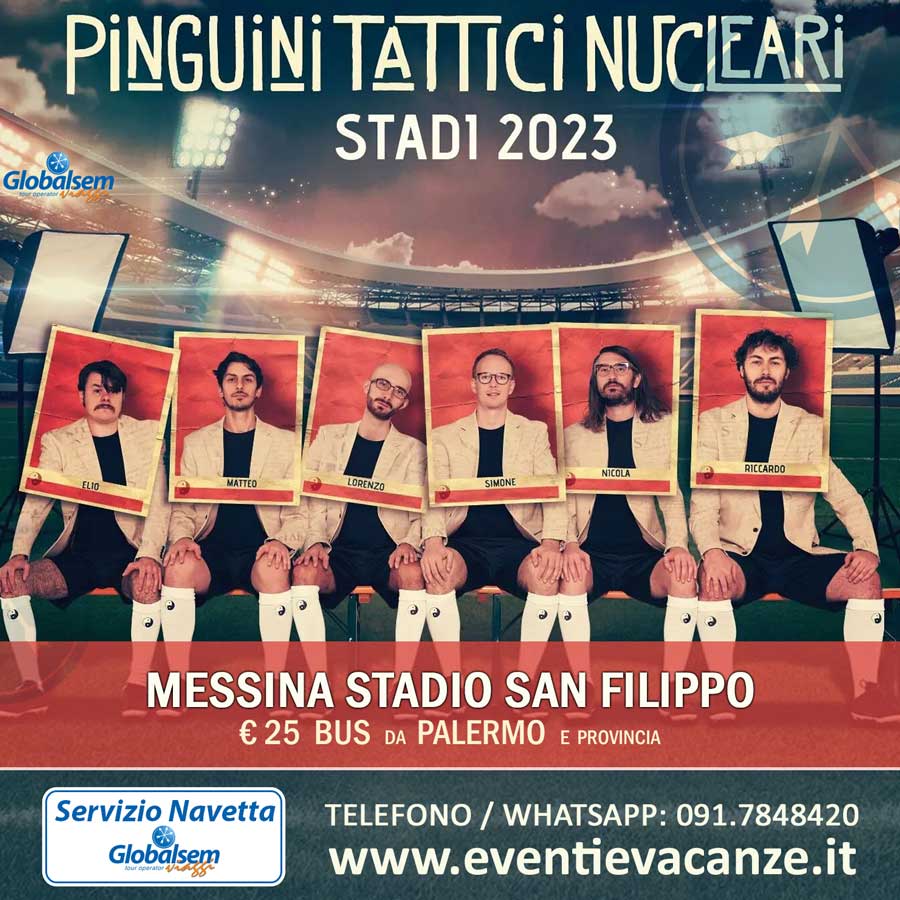 <STRONG>PINGUINI TATTICI NUCLEARI</STRONG> Stadi 2023