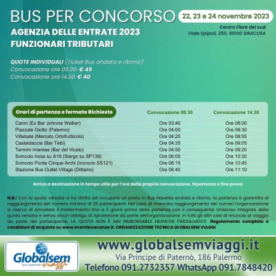 bus-palermo-concorso-agenzia-delle-entrate-funzionari-tributari-ticket-bus-globalsem-viaggi-eventi-vacanze