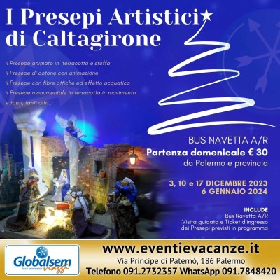 presepi-artistici-caltagirone-bus-navetta-palermo-globalsem-viaggi-ticket
