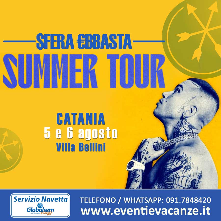 <STRONG>SFERA EBBASTA</STRONG> Summer Tour