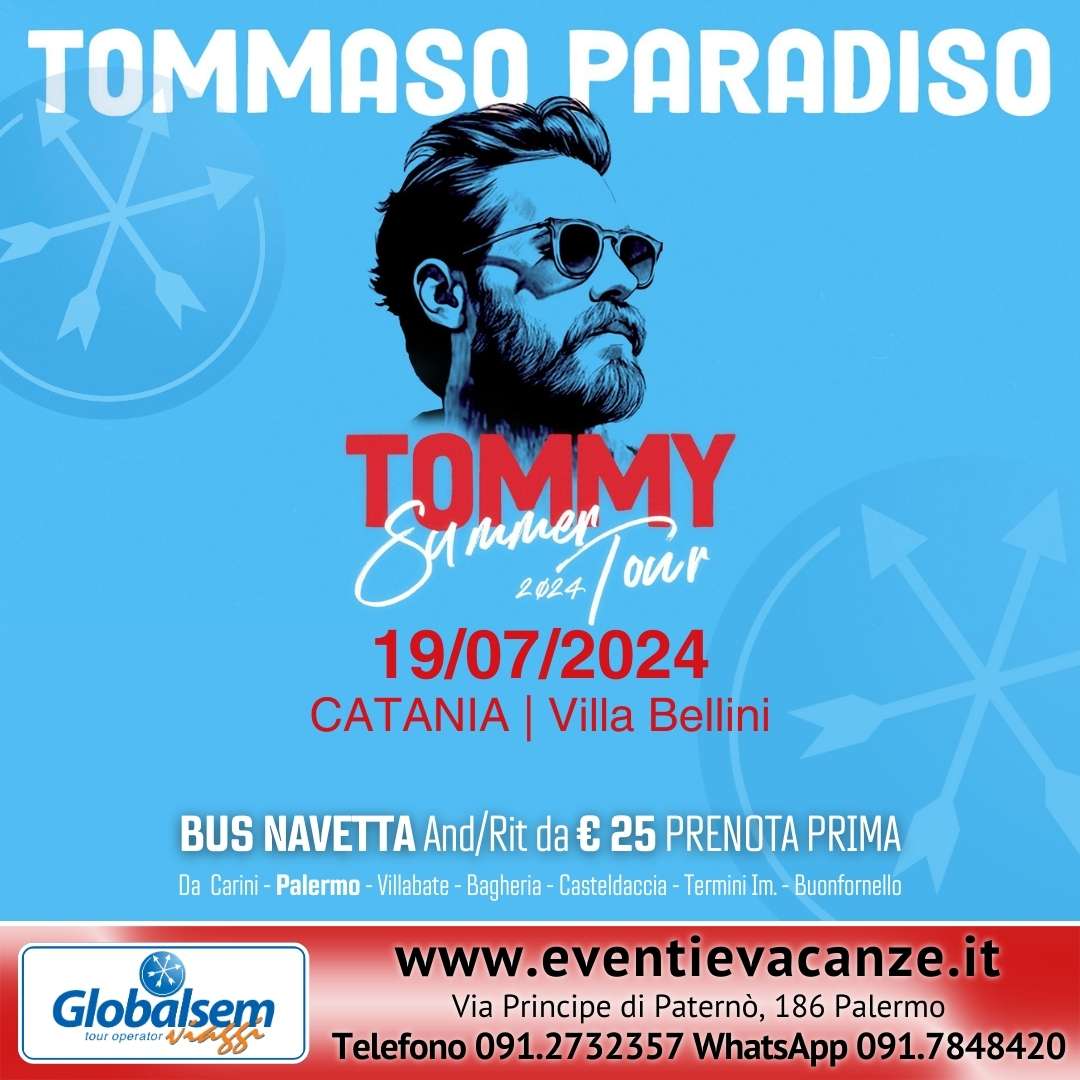 <strong>TOMMASO PARADISO</strong>  Tommy Summer 2024 Tour
